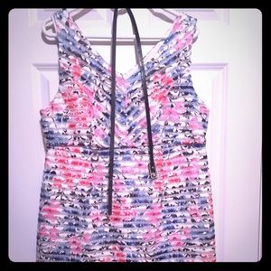 Motherhood Maternity dress w/ modern floral print